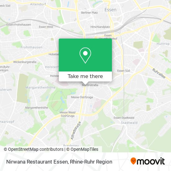 Nirwana Restaurant Essen map