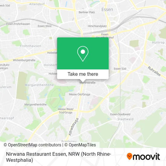 Nirwana Restaurant Essen map