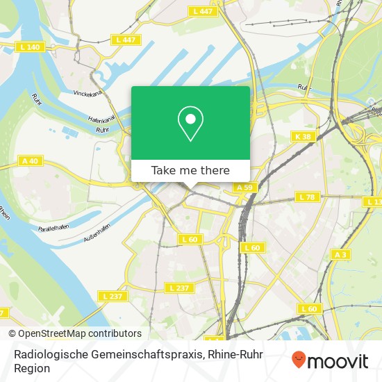 Radiologische Gemeinschaftspraxis map