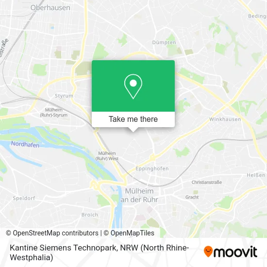 Карта Kantine Siemens Technopark