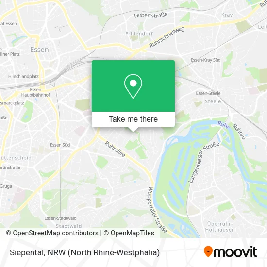 Siepental map