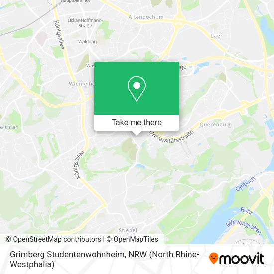 Карта Grimberg Studentenwohnheim