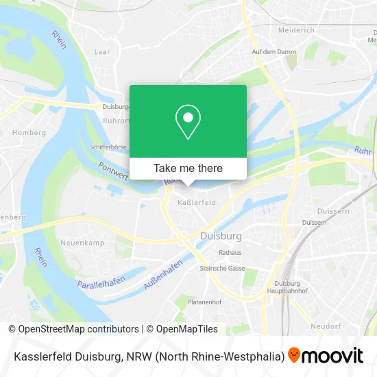 Kasslerfeld Duisburg map
