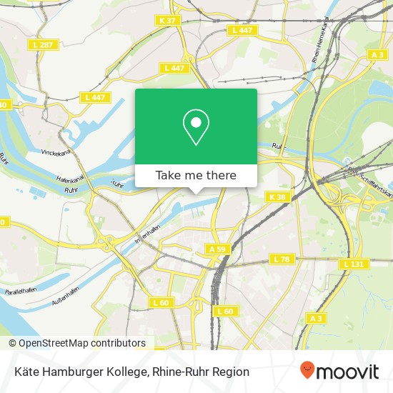Карта Käte Hamburger Kollege