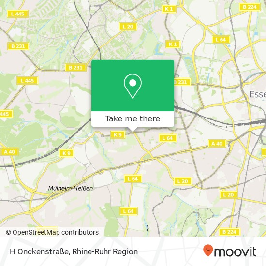 H Onckenstraße map