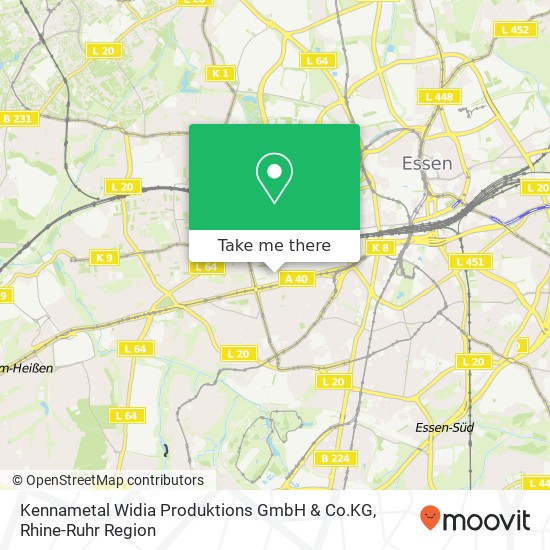 Kennametal Widia Produktions GmbH & Co.KG map