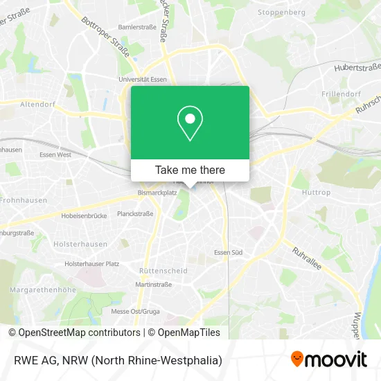 RWE AG map