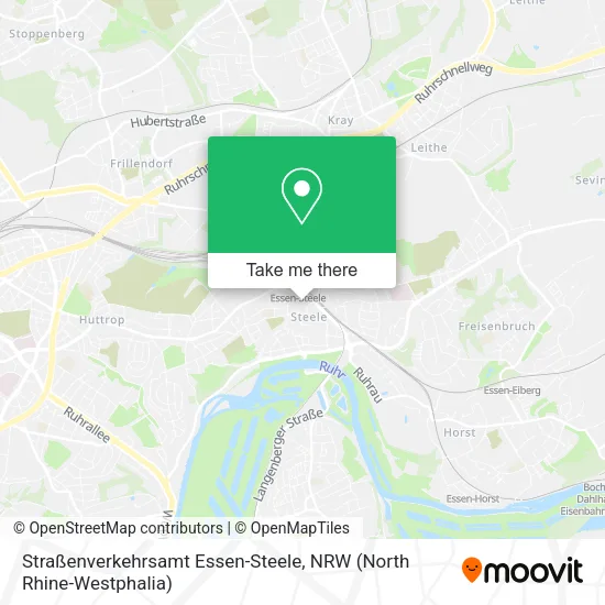 Карта Straßenverkehrsamt Essen-Steele