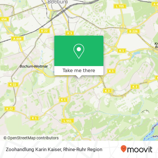 Zoohandlung Karin Kaiser map