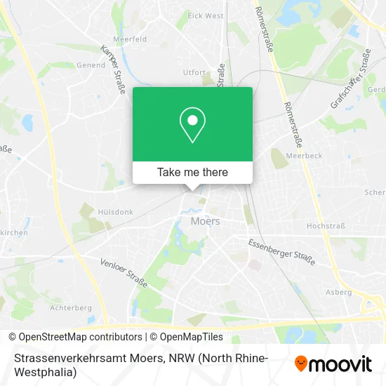 Карта Strassenverkehrsamt Moers
