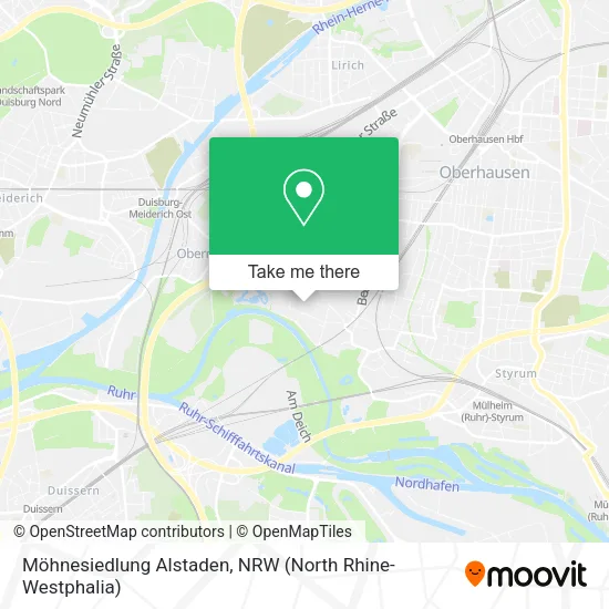 Карта Möhnesiedlung Alstaden