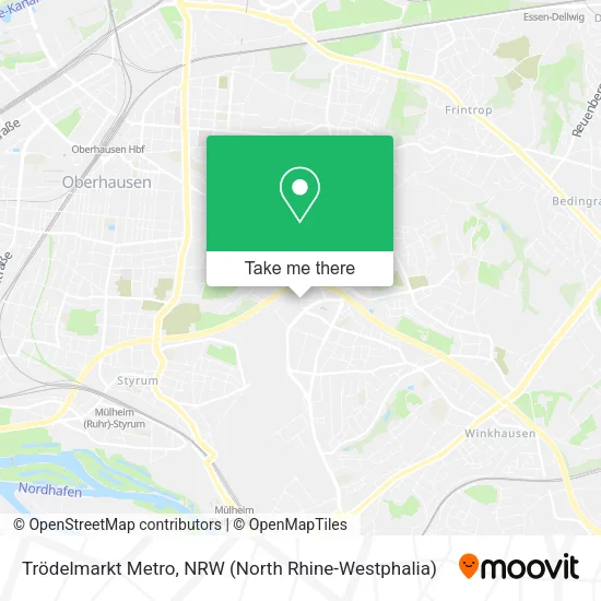 Карта Trödelmarkt Metro