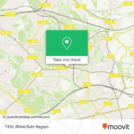 T€DI map
