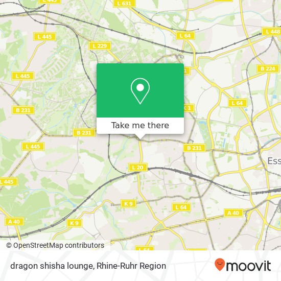 dragon shisha lounge map