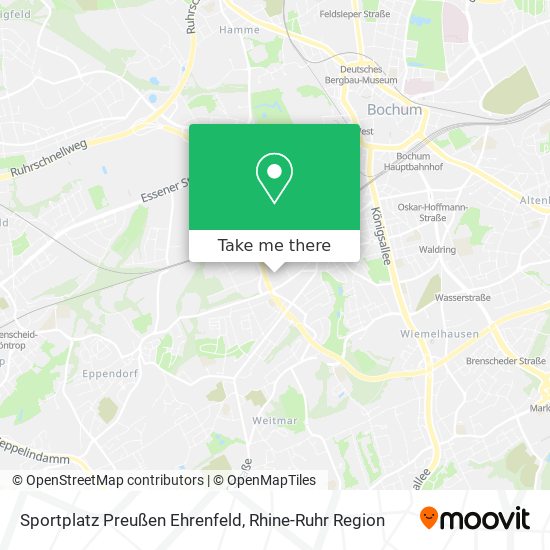 Карта Sportplatz Preußen Ehrenfeld