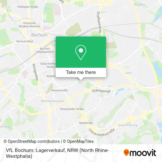 Карта VfL Bochum: Lagerverkauf