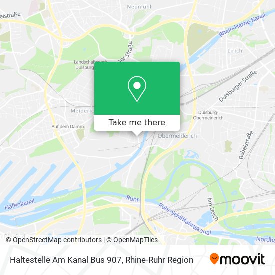 Haltestelle Am Kanal Bus 907 map