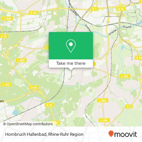 Hombruch Hallenbad map