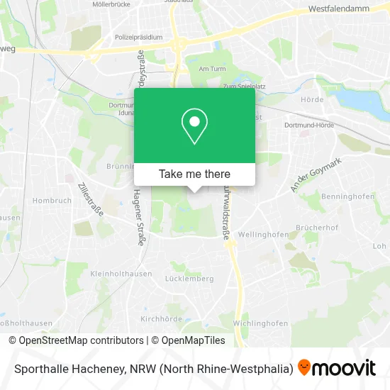 Sporthalle Hacheney map