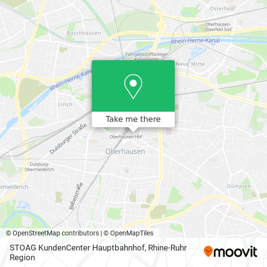STOAG KundenCenter Hauptbahnhof map