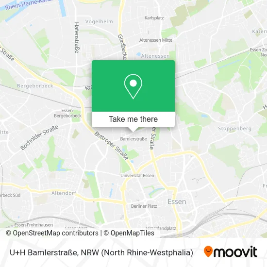 Карта U+H Bamlerstraße