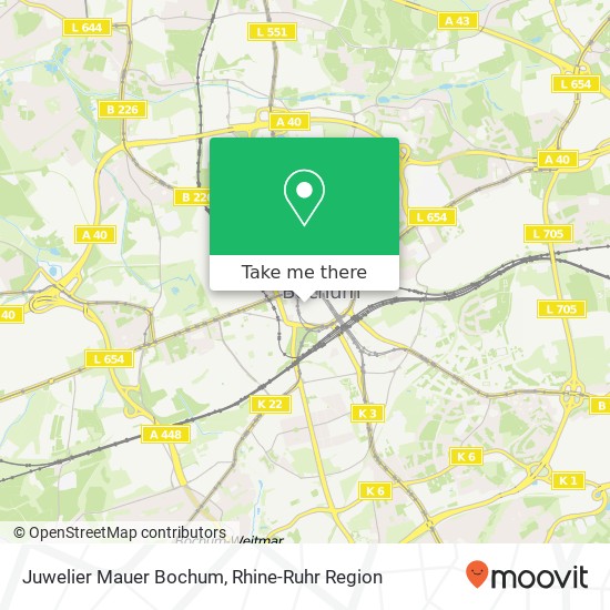 Карта Juwelier Mauer Bochum