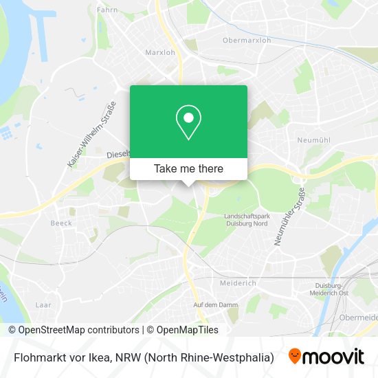 Карта Flohmarkt vor Ikea