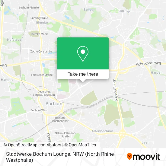 Карта Stadtwerke Bochum Lounge