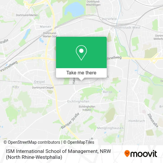 Карта ISM International School of Management