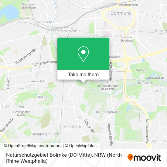 Карта Naturschutzgebiet Bolmke (DO-Mitte)