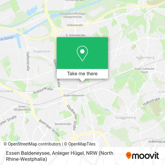 Карта Essen Baldeneysee, Anleger Hügel