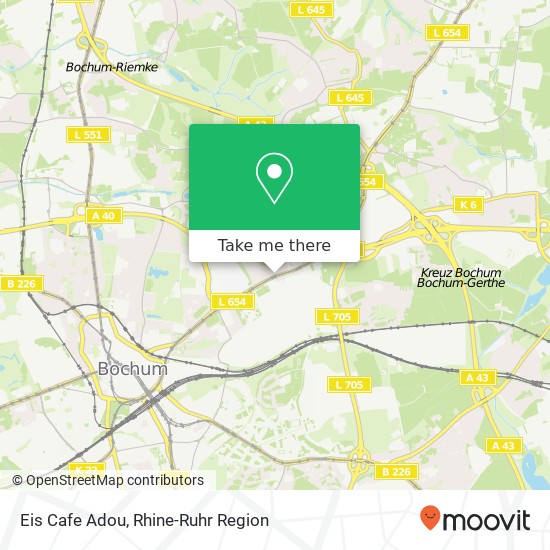 Eis Cafe Adou map