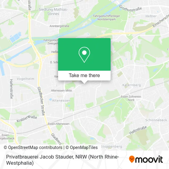 Карта Privatbrauerei Jacob Stauder