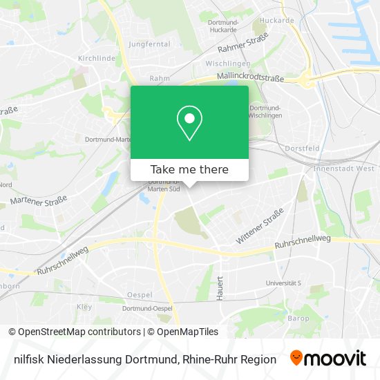 nilfisk Niederlassung Dortmund map