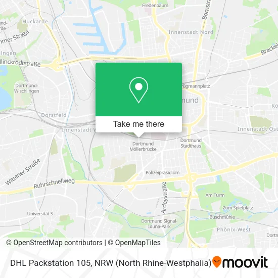 Карта DHL Packstation 105