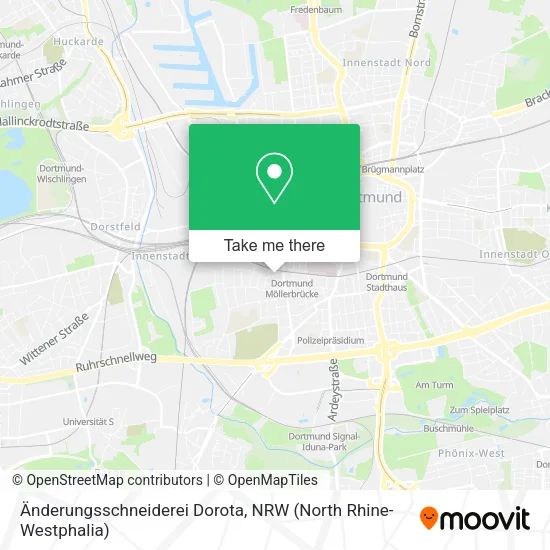 Карта Änderungsschneiderei Dorota