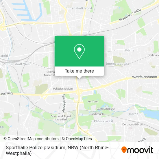Карта Sporthalle Polizeipräsidium