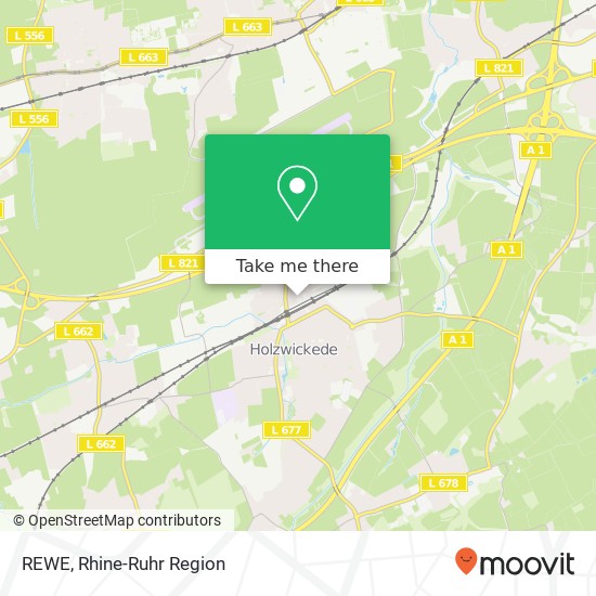 REWE map