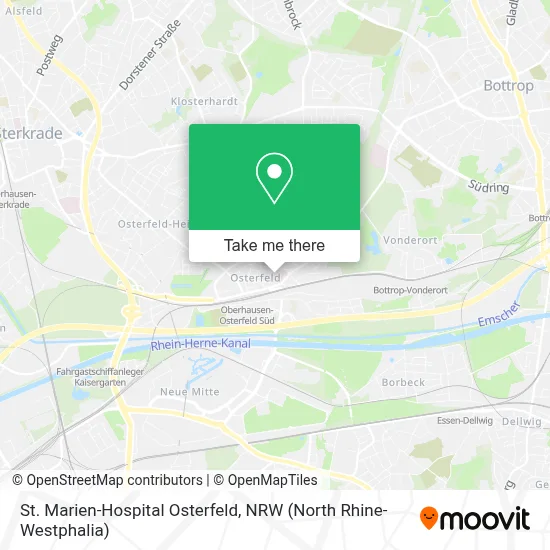 St. Marien-Hospital Osterfeld map