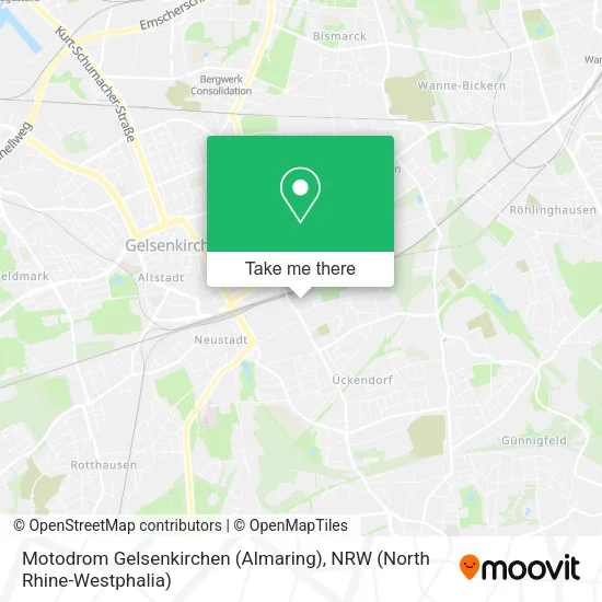 Карта Motodrom Gelsenkirchen (Almaring)