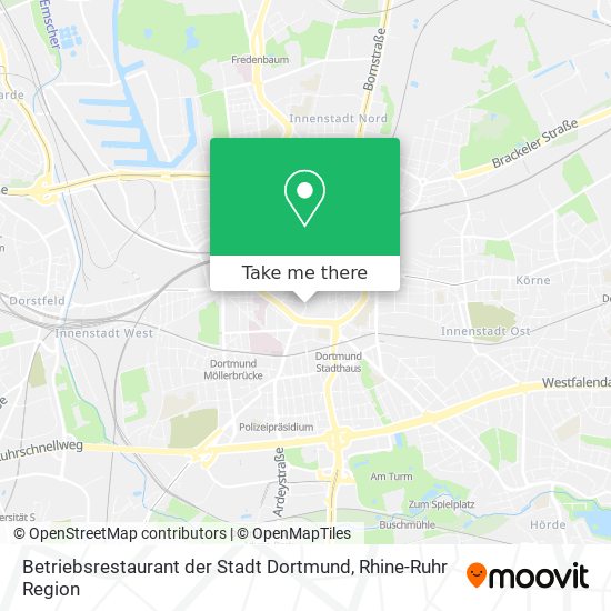 Betriebsrestaurant der Stadt Dortmund map