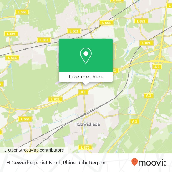 H Gewerbegebiet Nord map