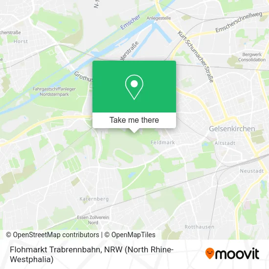 Карта Flohmarkt Trabrennbahn