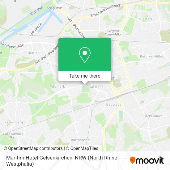 Карта Maritim Hotel Gelsenkirchen