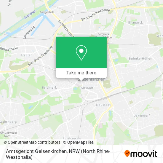 Карта Amtsgericht Gelsenkirchen
