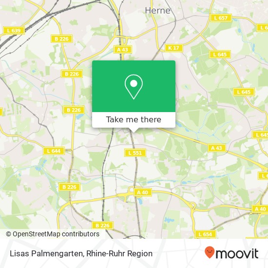 Lisas Palmengarten map