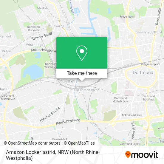 Карта Amazon Locker astrid