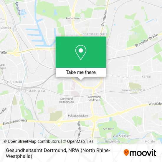 Карта Gesundheitsamt Dortmund