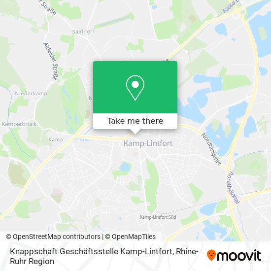 Knappschaft Geschäftsstelle Kamp-Lintfort map