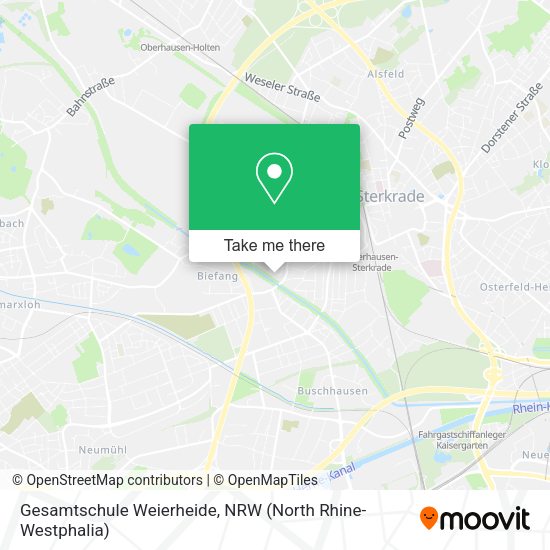 Карта Gesamtschule Weierheide